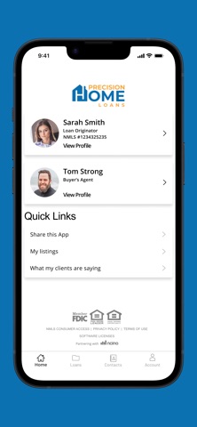 Precision Connect iPhone screenshot