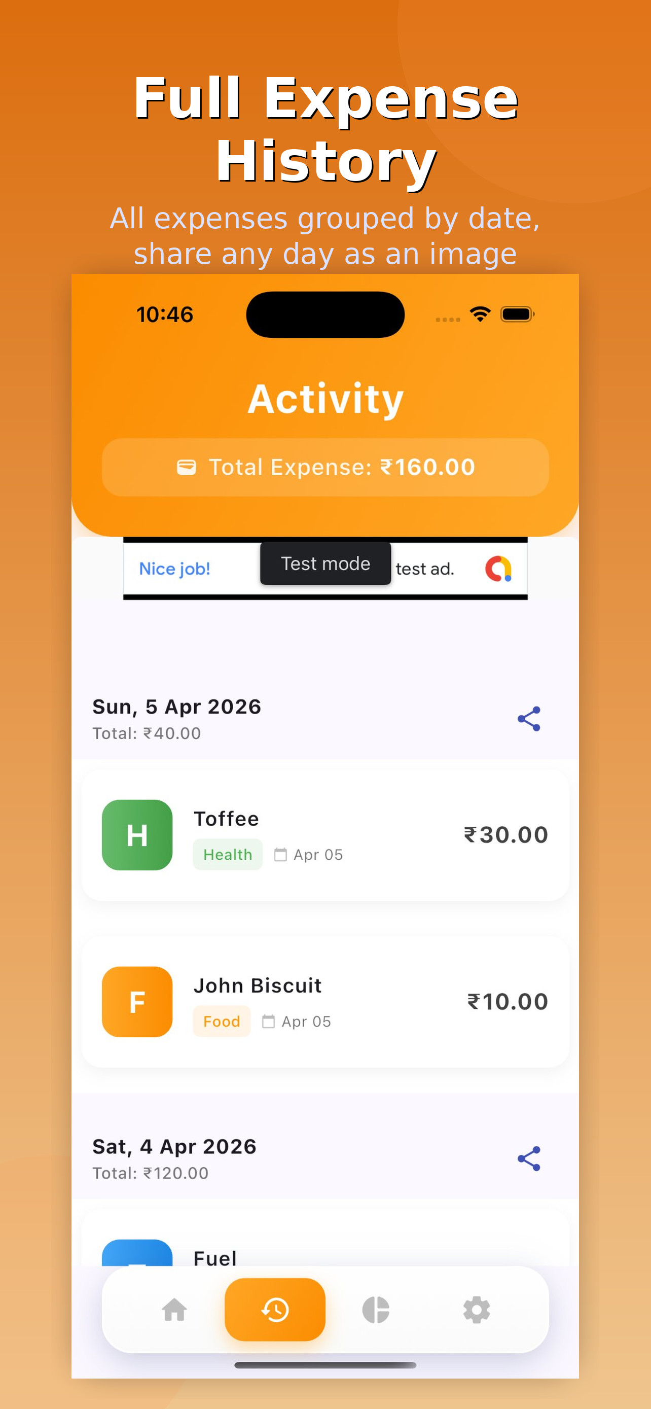 Daily expense with Voice AI