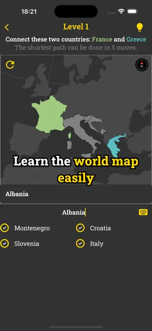 Geo Quiz & World Map - romap screenshot 3