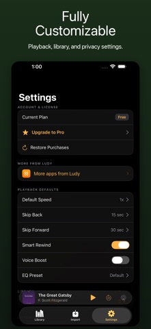 LudyRead - Audiobook Player Screenshot 6 of 6
