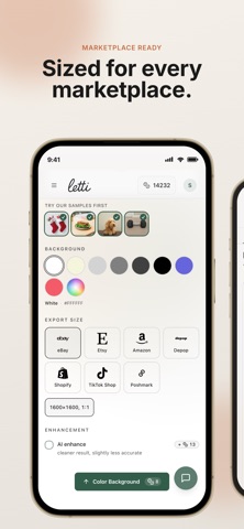 Letti - AI Photo Editor iPhone screenshot
