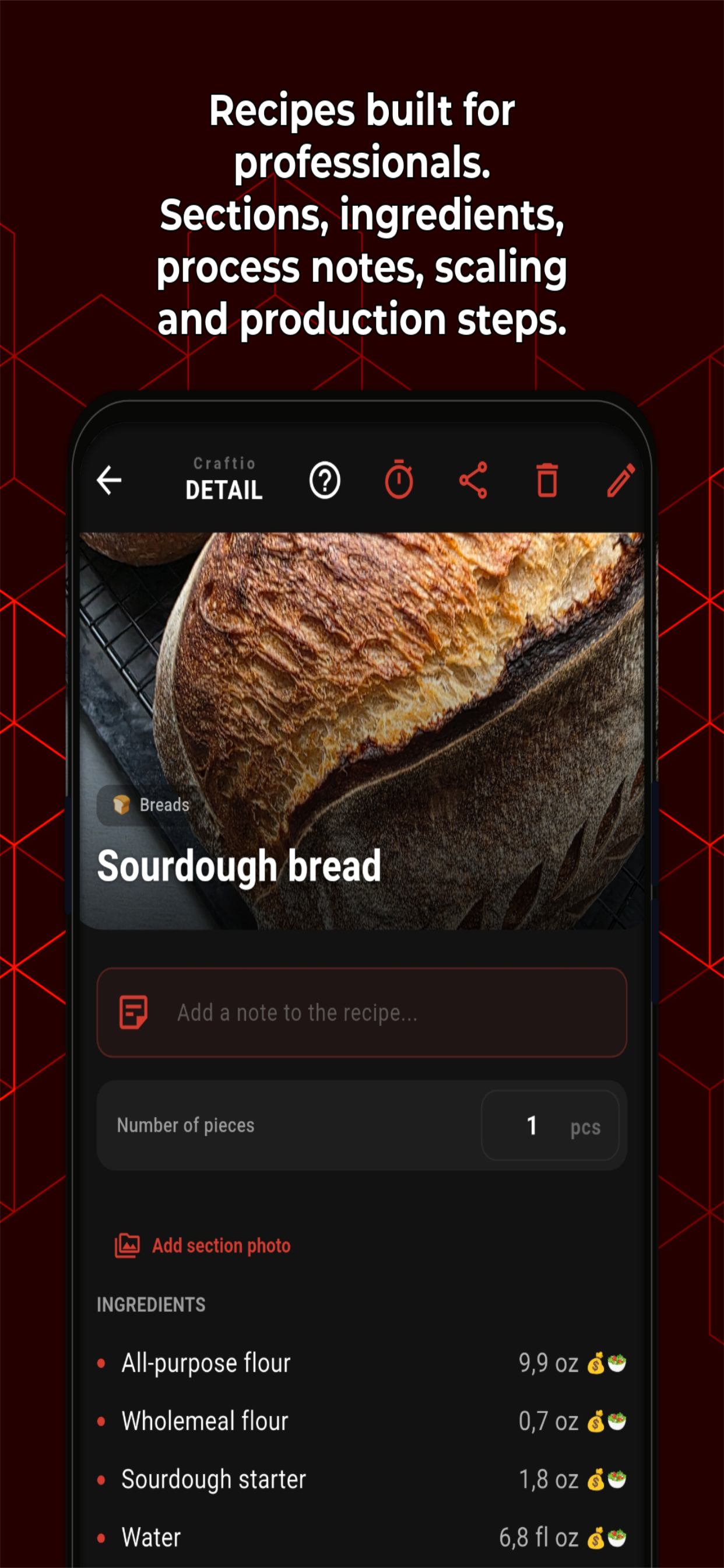 Craftio: Recipes & Baking