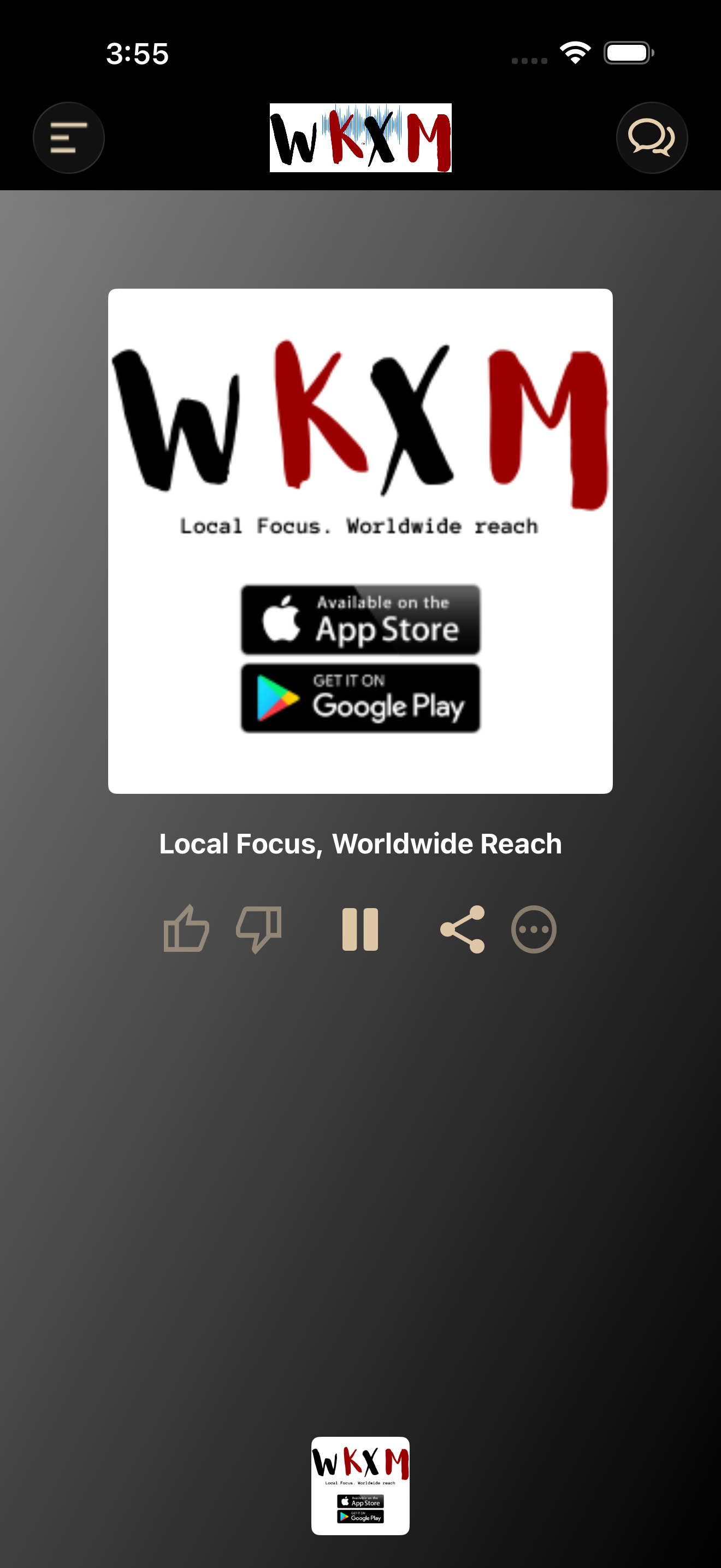 WKXM screenshot 2