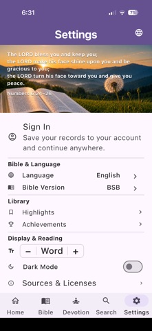 Grace Bible: Daily Devotions Screenshot 9 of 10