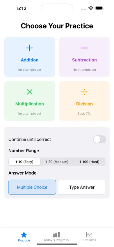 MathMaster - Accuracy & Speed screenshot 1