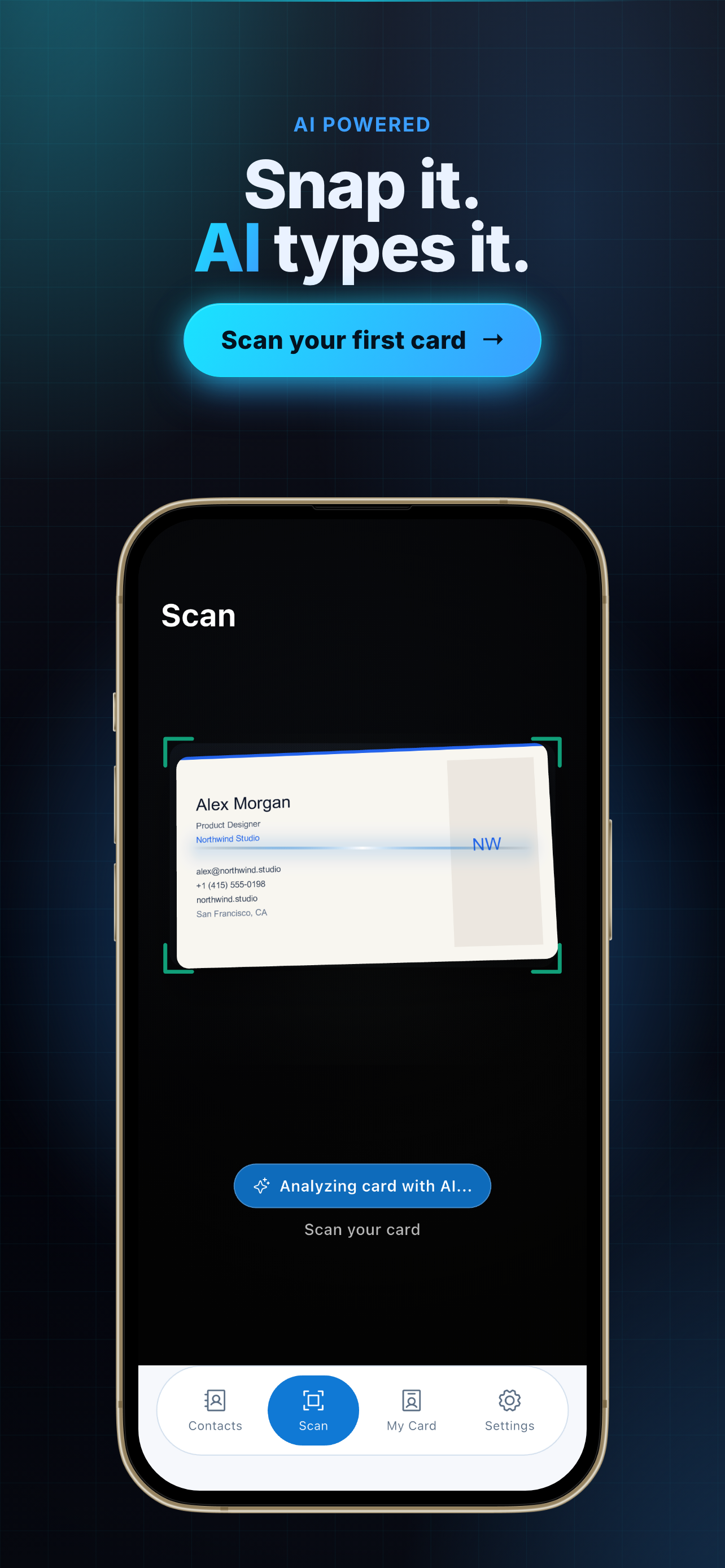Business Card - Scanner Reader screenshot 2