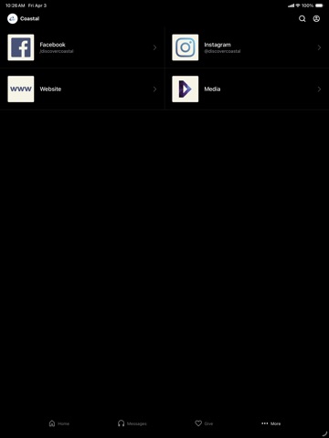Discover Coastal iPad screenshot