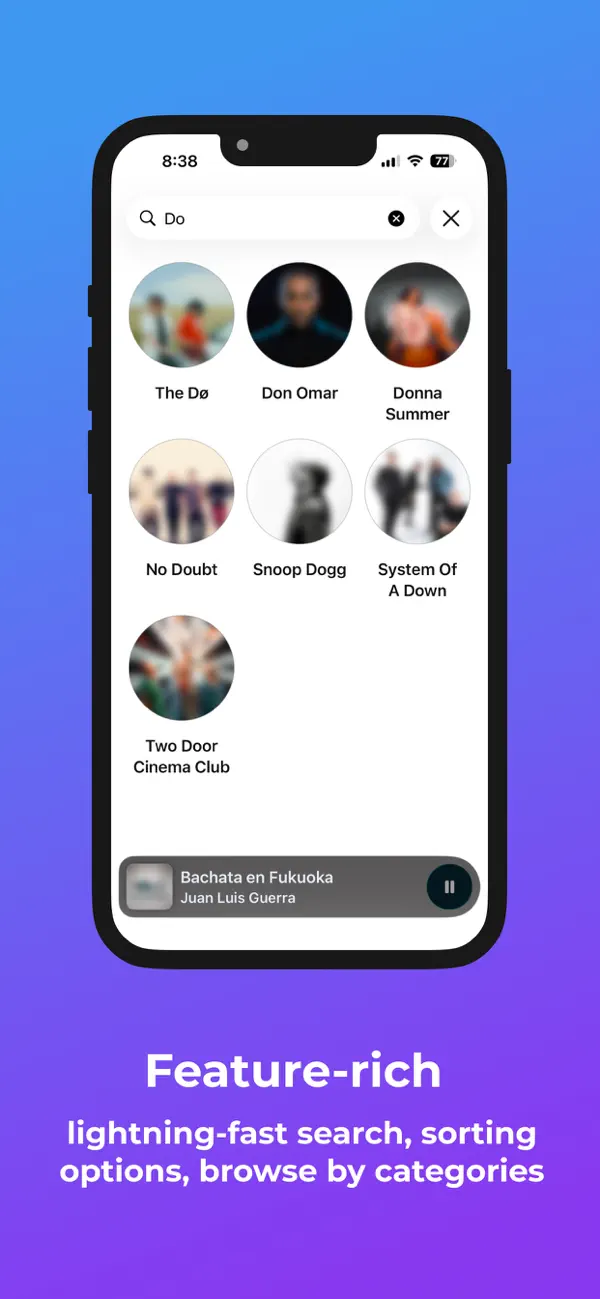 Screenshot #3 pour Amuse: Music Player