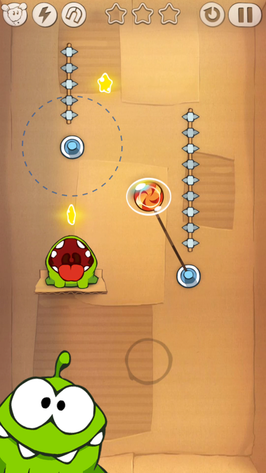 #3. Cut the Rope: Physics Puzzle (iOS) Podle: ZeptoLab UK Limited
