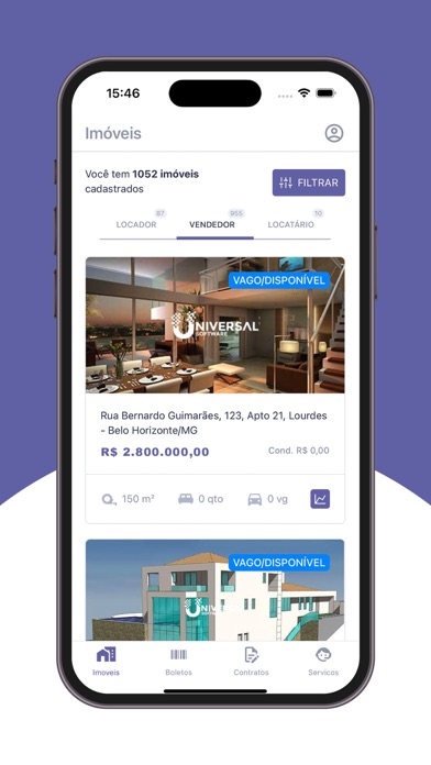 Sogno imobiliária Screenshot