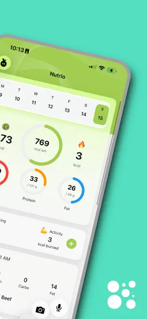 Nutrio: Food Log screenshot 2