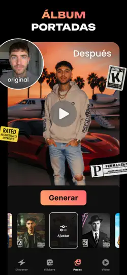 Captura de pantalla de Hula - Generador De Videos AI en iPhone 5