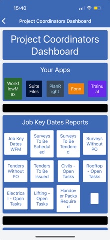 Milestone Trackers Portal screenshot