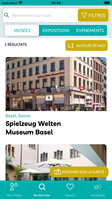 Museums-PASS-Musées Screenshot