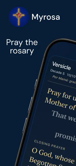 Myrosa - Global Rosary Prayers screenshot 1
