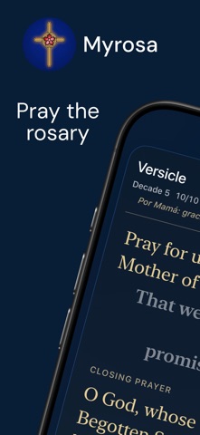 Myrosa - Global Rosary Prayers Screenshot 1 of 9