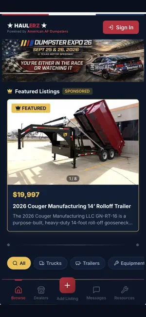 Haulerz - Rolloff Marketplace screenshot 1