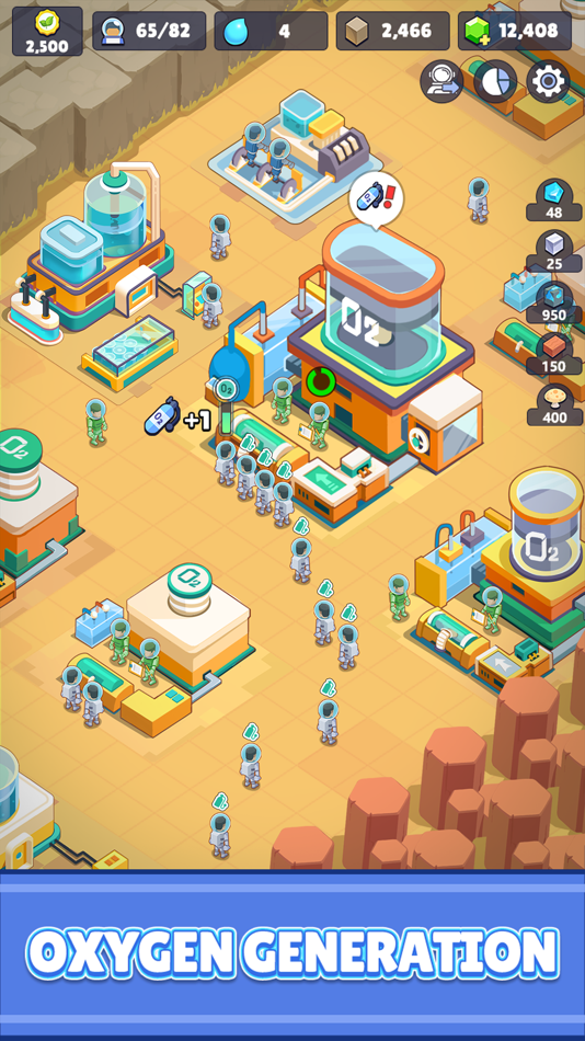 #3. Mars Survival: idle game (iOS) Podle: Oneorwa Technology Co.,Ltd.