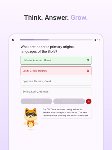 Menzia - Trivia Quiz Game iPad screenshot
