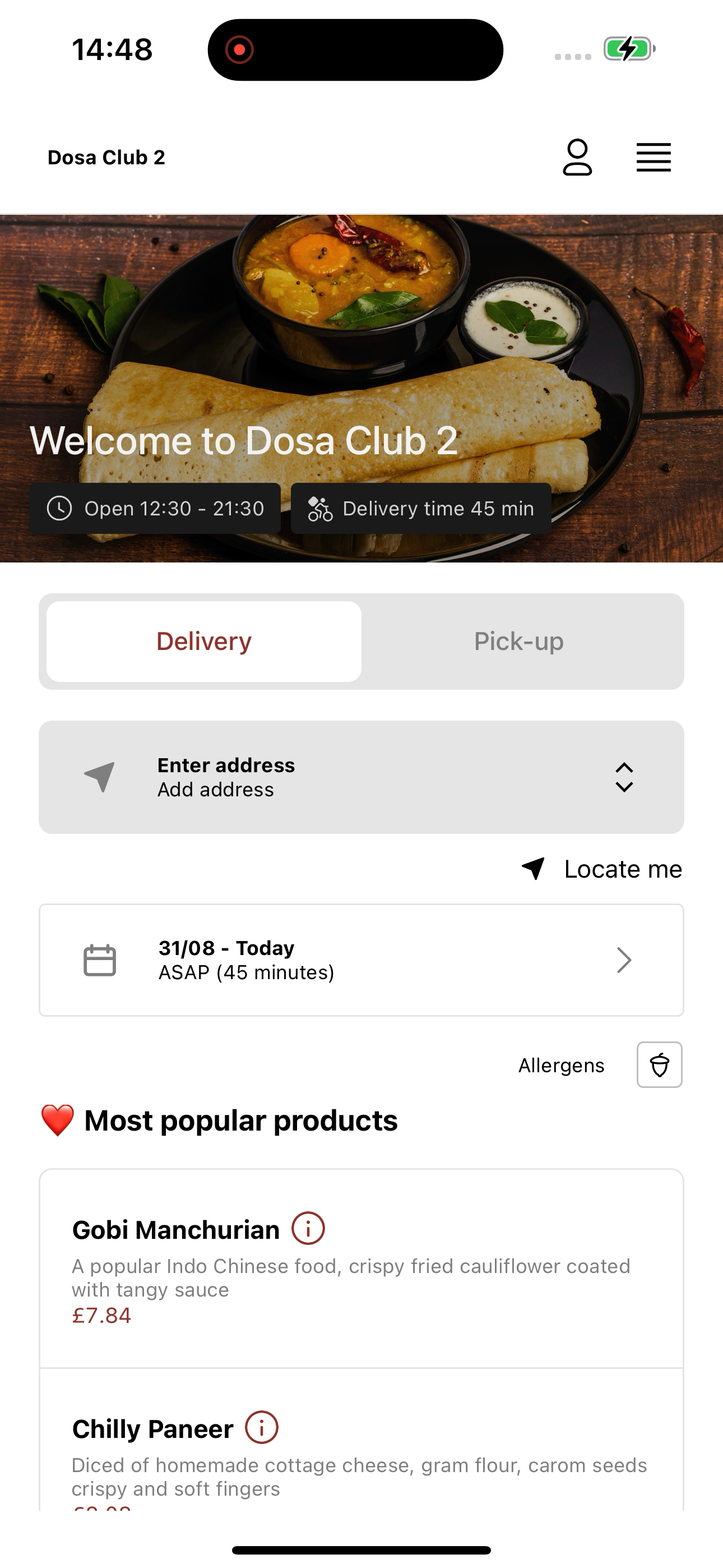 Dosa Club 2 screenshot 4