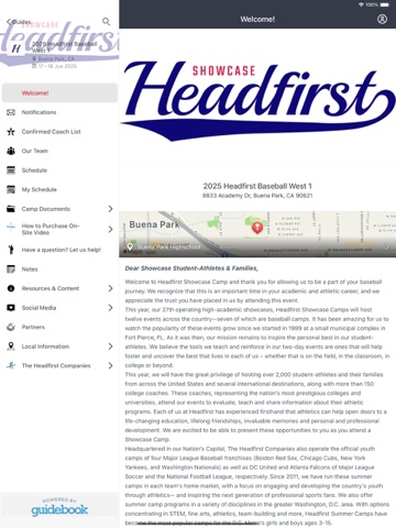 Headfirst Honor Roll iPad screenshot