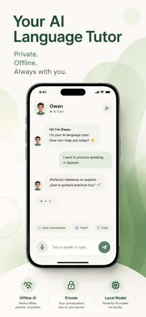 Privoca: Local AI Language screenshot 2