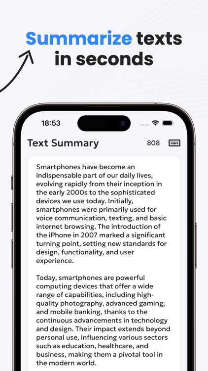 AI Summarizer: Text Summary