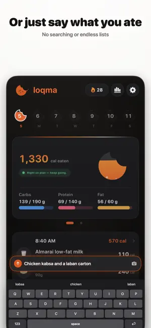 Loqma - AI Calorie Tracker screenshot 2