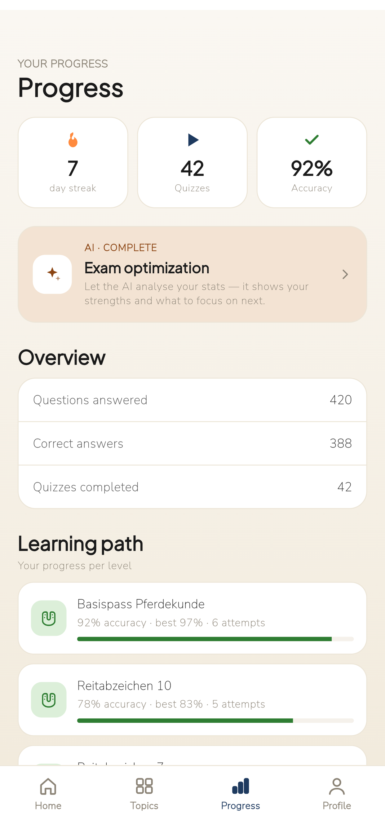 Hufschlag - Riding Badge screenshot 5