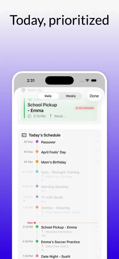 Horizon: Calendar Highlights screenshot 4