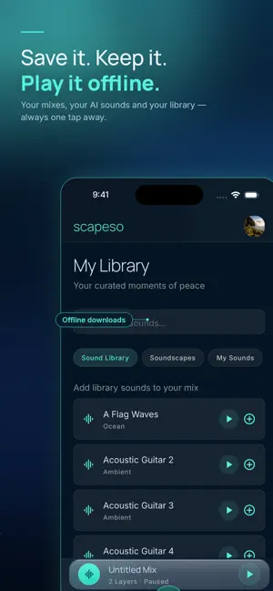 Scapeso|Sound Mixing Platform screenshot 4