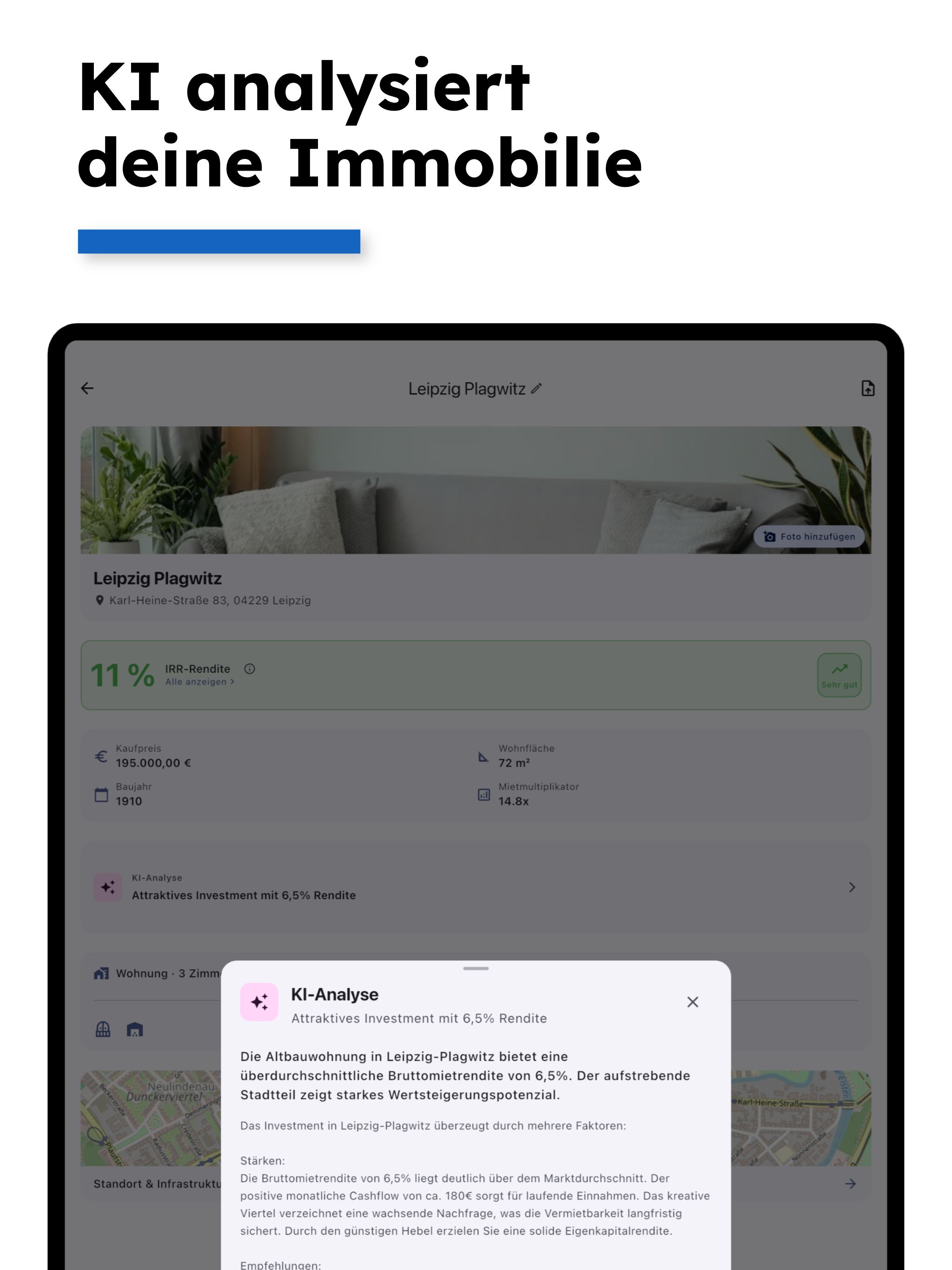 Zinshaus: Immobilien Rechner