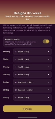 Bestique: Veckomeny & Recept iPhone screenshot 7