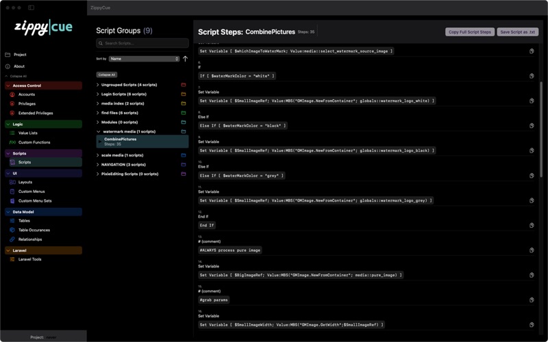 App screenshot