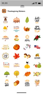 Thanksgiving Stickers!! screenshot #2 for iPhone