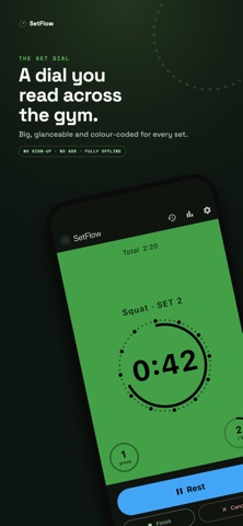 SetFlow: Set & Rest Timer Screenshot 1 of 6