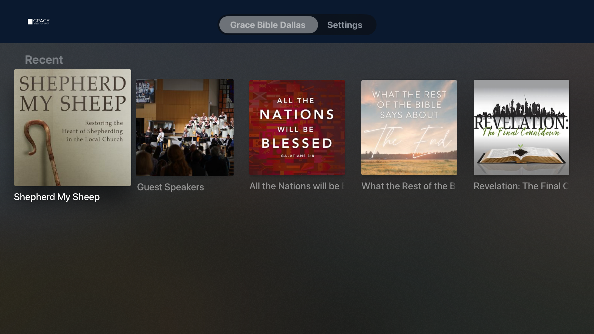 Grace Bible Dallas screenshot 7