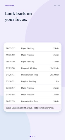 Foculix: Pomodoro Focus Timer Screenshot 6 of 6