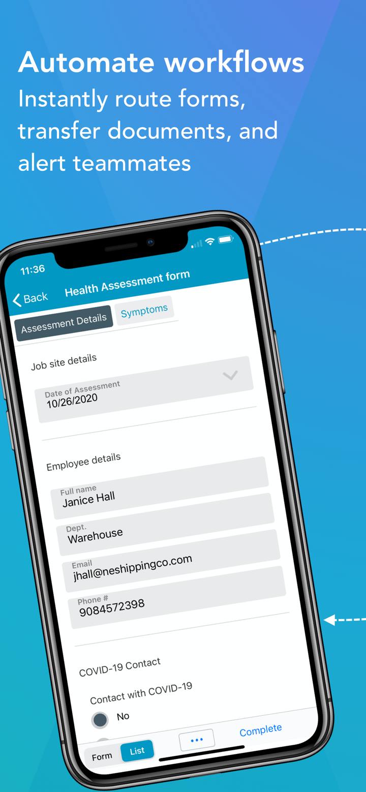 GoFormz Mobile Forms & Reports screenshot 2