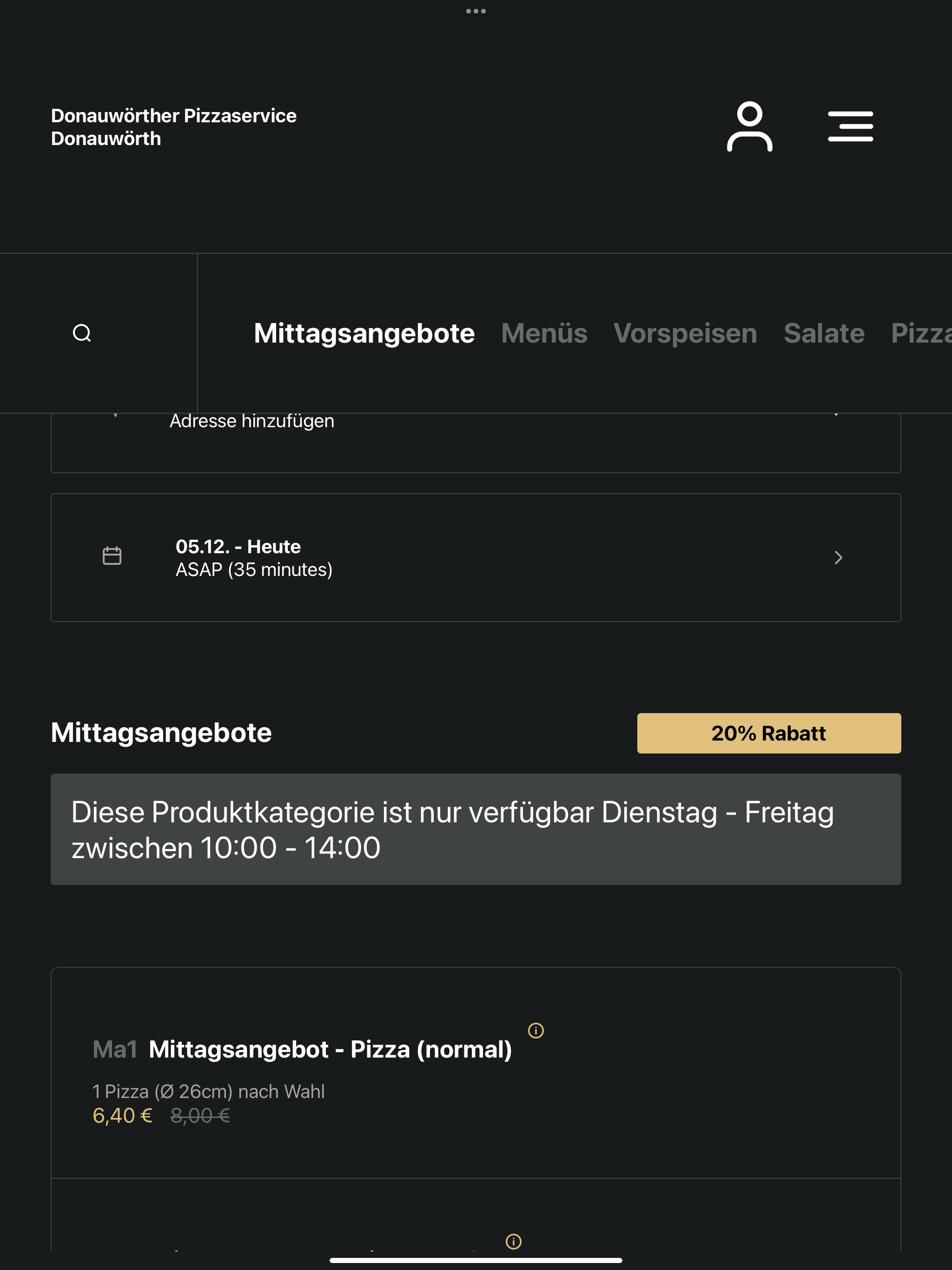 Donauwörther Pizzaservice