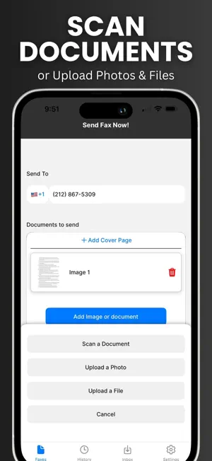 Send Fax From iPhone Now screenshot 2