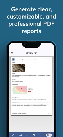 Dropped Object Assessment screenshot