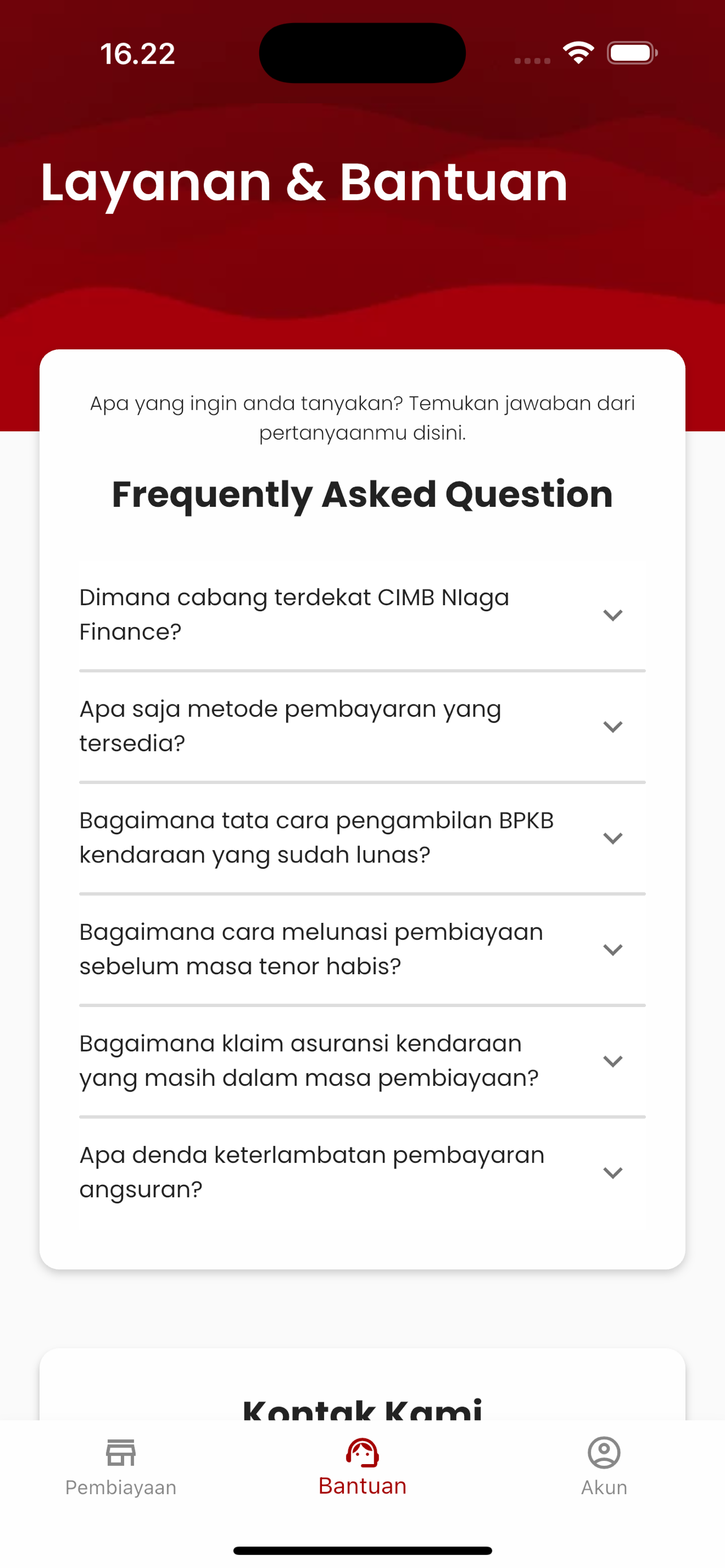 CNAF Mobile Customer screenshot 4