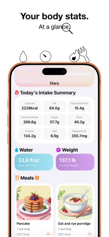 OmaBite - Food Diary Screenshot 1 of 7