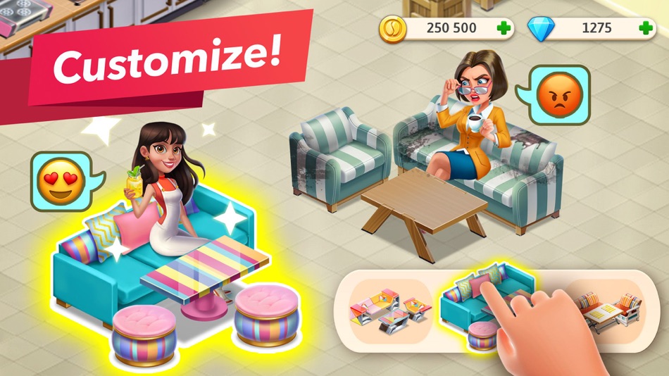 #3. My Cafe — Restaurant Game (iOS) 由: Melsoft