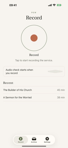 Pew: Sermon Notes, Bible Study Screenshot 1 of 6