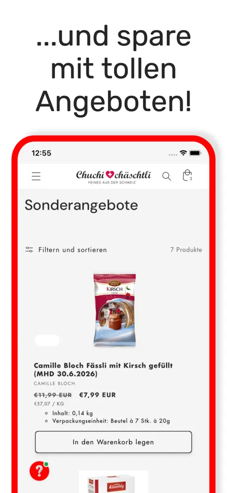 Chuchichäschtli‑App screenshot 5