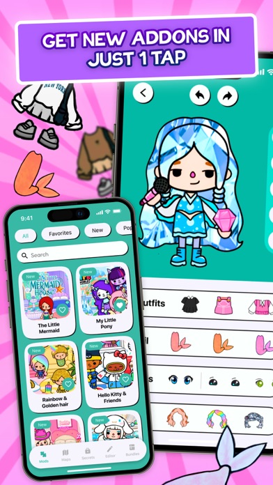 Toca Mods：Characters & Houses. Screenshot