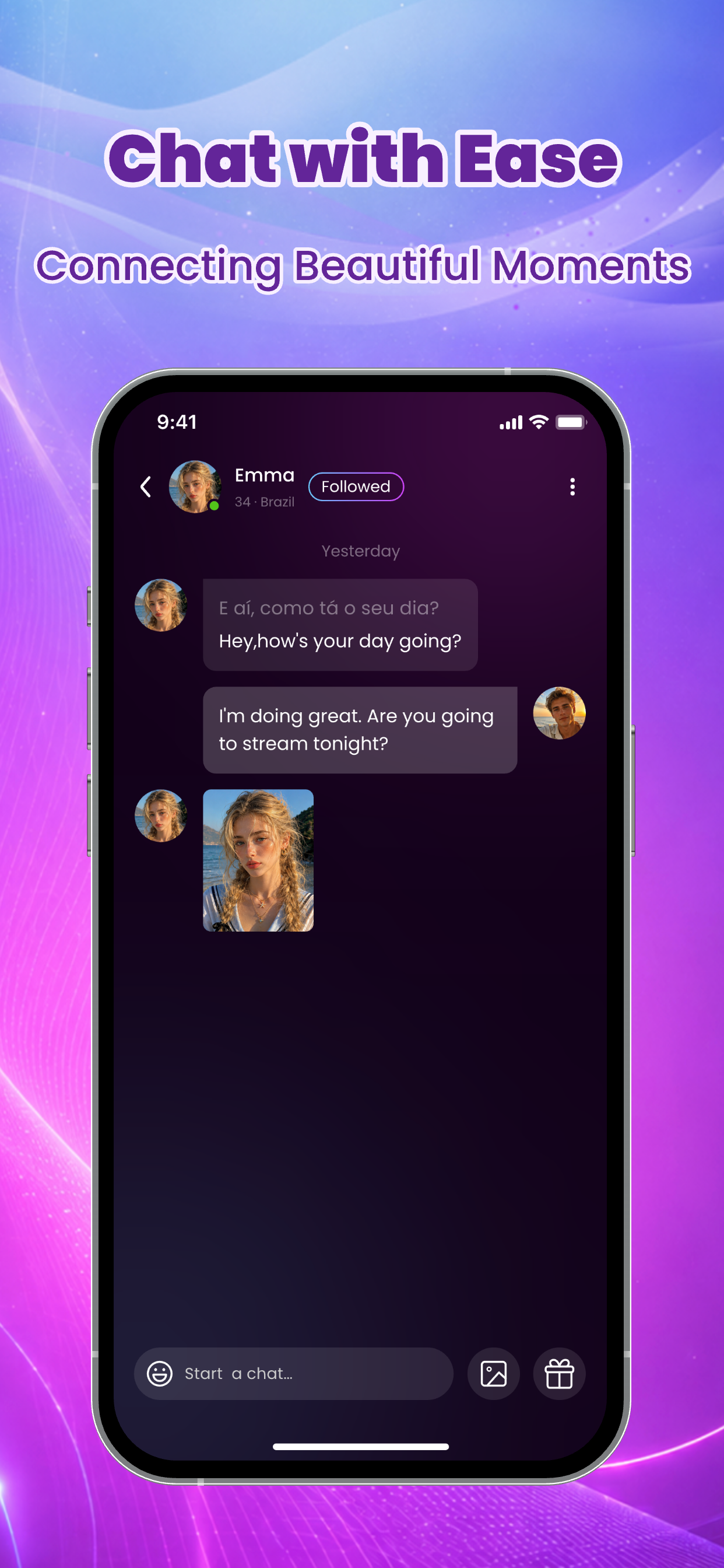 Sonnet - Real Live, Live Chat