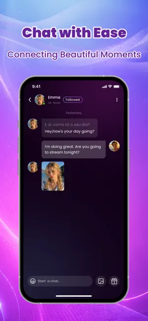 Sonnet - Real Live, Live Chat screenshot 1